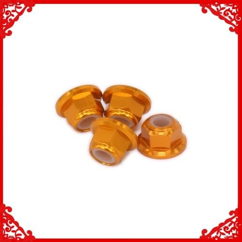 4x alloy wheel lock nut M4 for rc hobby model car 1/10 kyosho optima 4WD