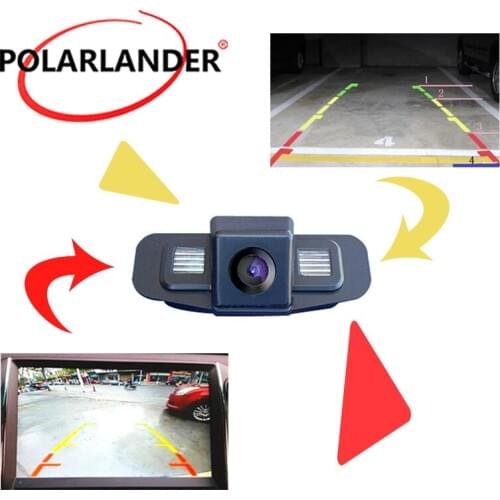 Car parking rear view camera Fit For Honda Spirior 2009 2010 Waterproof Wired CCD Car reverse reaview camera HD