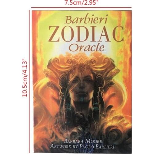 Barbieri Zodiac Oracle Tarot 26 Cards Deck Mysterious Guidance Divination Fate K1KD