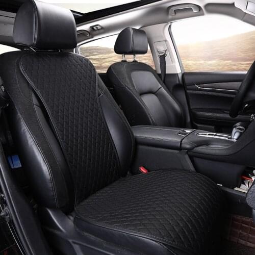 Brand new Linen Car Seat Cover Front/Rear Flax Cushion Breathable Protector non slide Auto accessories Universal Size E6 X36