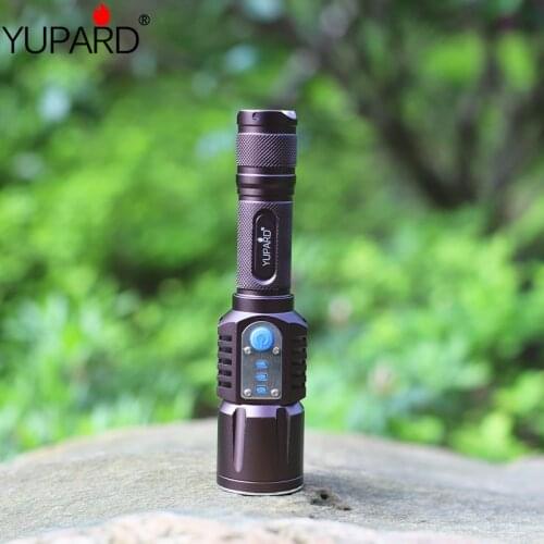 Yupard lantern as mobile power bank high Bright LED XM-L2 T6 LED Intelligent torch Flashlight USB line charging rechargeable
