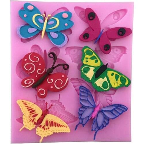 Hot Sale Time-limited Butterfly Sugar Cake Mold Chocolate Dessert Decoration Jelly Pudding Diy Kitchen Table Bar Bakeware