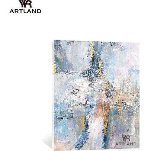 Beautiful scenery wall painting Hand drawn abstract canvas acrylic picture home decoration art poster for living room bedroom