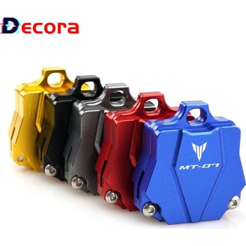 Logo MT07 For Yamaha MT 07 MT-07 Aluminum Alloy New Motorcycle Key Shell Case Cover Cap (Key Without Chip) Blue Red Black Gold