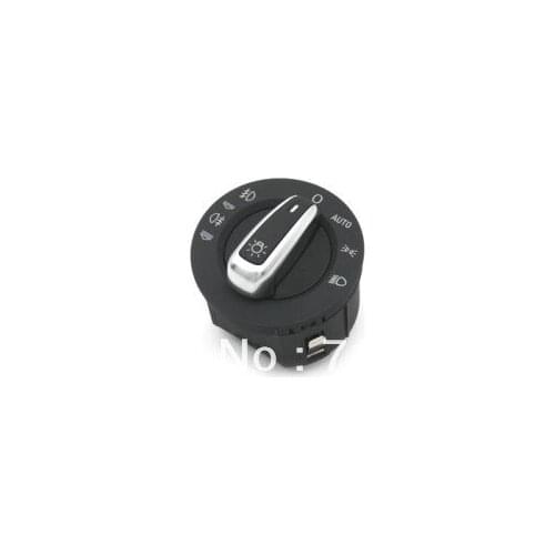 Matt Chrome Euro Head Light Switch For Audi A6 C6