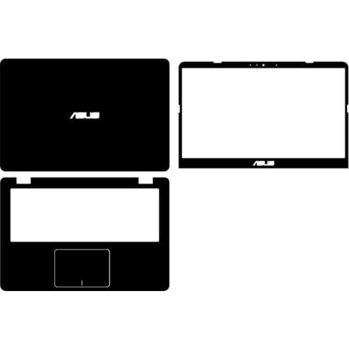 Carbon fiber Laptop Sticker Skin Decals Cover Protector for ASUS X405U X405UA X405 S4100U S4100UQ S4000U