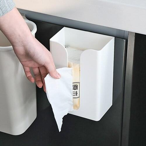 Wall Mounted Creative Tissue Box Container Organizer Dispenser Nordic Napkin Tissue Boxes Paper Servilletero Wipe Case BW50ZJ