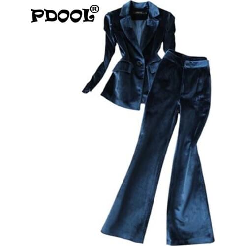 Ning Shu Qi Womens Autumn Pantsuits