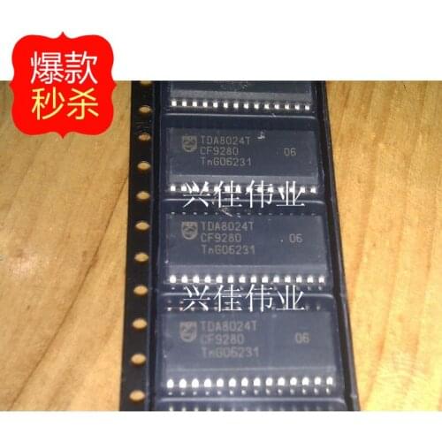 10PCS New TDA8024 TDA8024T interface chip SOP-28