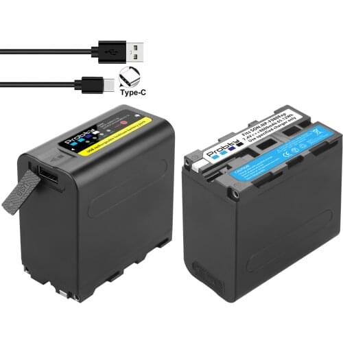 NEW USB Output 8800mAh NP-F970 NP-F980 Battery with LED Power Indicator for Sony NP-F970 NP-F975 NP-F960 NP-F950 NP-F930 DCR DSR