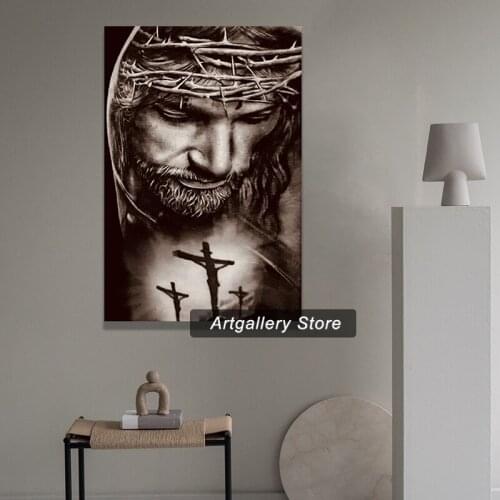 Jesus Christ Poster My Catholic Faith Canvas Art Poster and Wall Art Picture Print Modern Family Bedroom Decor Posters