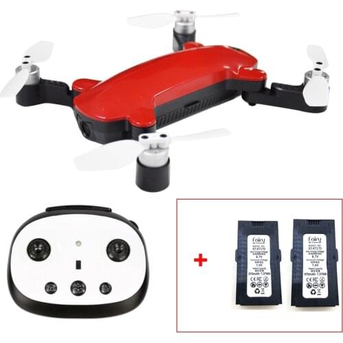 With 2 Battery) Simtoo Fairy Foldable Brushless Quadcopter with Transmitter WifI FPV 1080P Camera GPS Drone XT175