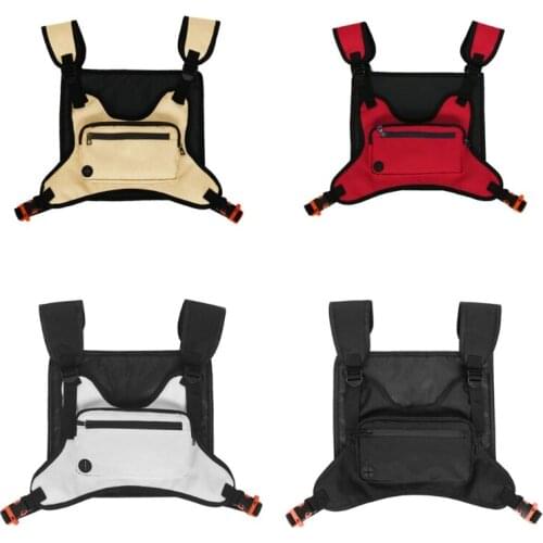 Sport Chest Front Bag Outdoor Chest Rig Pouch Versatile Backpack Harness Vest X3UA