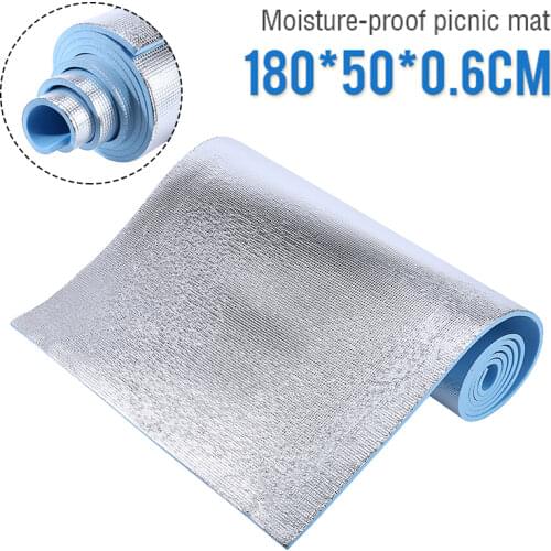 Roll Up Foil Outdoor Camping Tent Mat Sleeping Pad EVA Foam Yoga Gym Exercise Fitness Moisture-proof Picnic Mats
