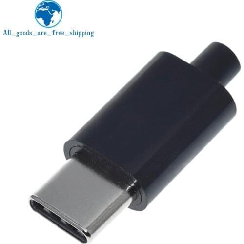 1Set Type-C Mirco USB Connectors Male Jack Tail Plug Electric Terminals Conector Case Phone