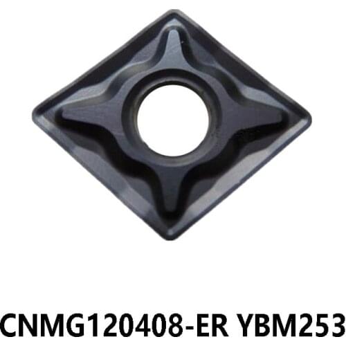 100% Original CNMG120408-ER YBM253 CNMG 120408 CNMG12 Carbide Inserts processing Stainless Steel CNC Cutter Lathe Cutting