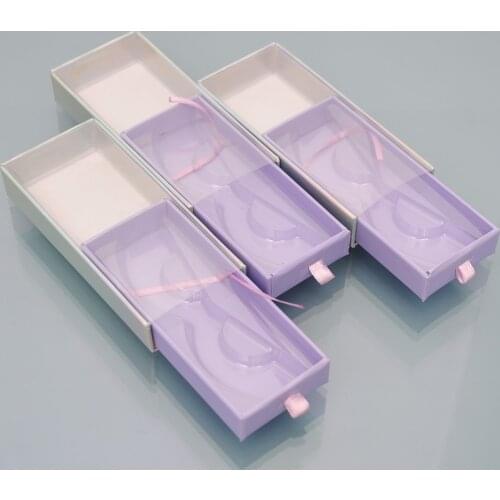 20/pack wholesale custom false eyelash packaging box with logo label lash boxes packaging faux mink lashes strip empty case bulk