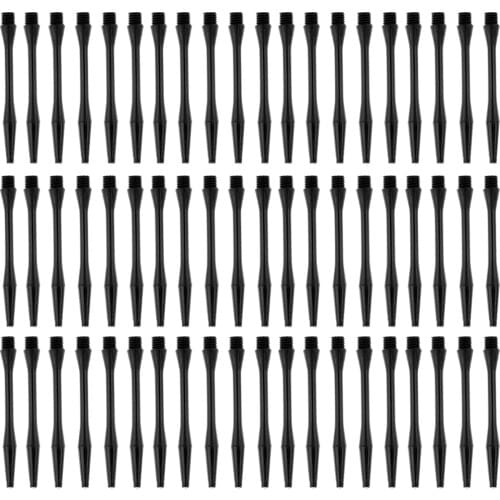 60Pcs 2019 New 2BA Plastic Dart Stems Dart Shafts Diam 6mm Safe Throwing Black