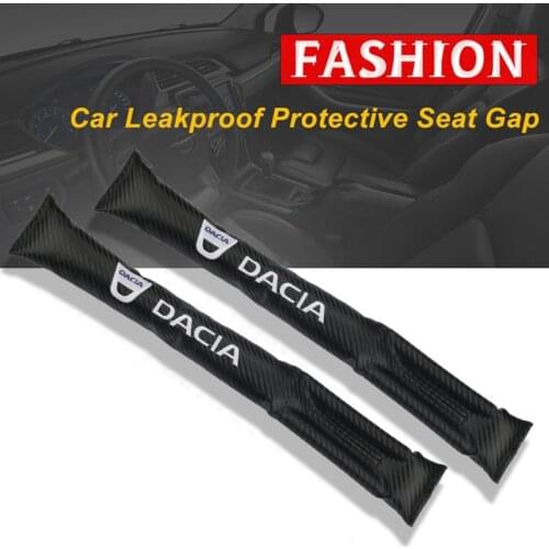 Car Seat Gap Filler Auto Seats Leak Stop Pad Soft Padding For Dacia Duster Logan 2 Mcv Sandero Stepway Lodgy Car Styling