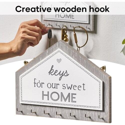 Wooden Wall Key Hanger Coat Hook Hanger Art Wooden Sign Coat Hook Home Space Saving Bedroom Door Room Decorative Shelf для дома