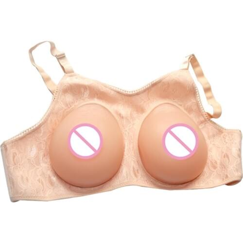 Hot Sale Soft Artificial Breast Form Size L(800g) Fake False Breast Enhancer With Strap For Crossdressers