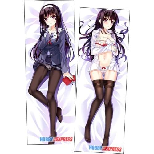 Hobby Express Utaha Kasumigaoka Saekano Anime Dakimakura Japanese Otaku Waifu Hugging Body Pillow Cover ZMZ00078