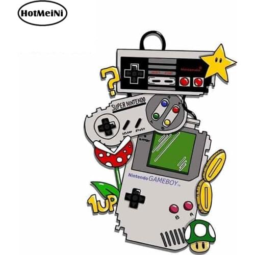 HotMeiNi 13cm x 8.9cm for Vintage Video Games Anime Car Stickers Helmet Motorcycle Sunscreen Vinyl JDM Bumper Truck Graphics