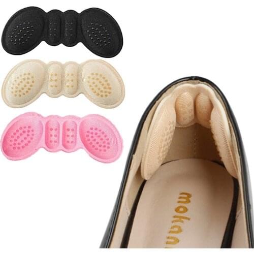 Adhesive Heel Liner Grips Protector Sticker Pain Relief Foot Care Inserts Women Insoles for Shoes High Heels Adjust Size