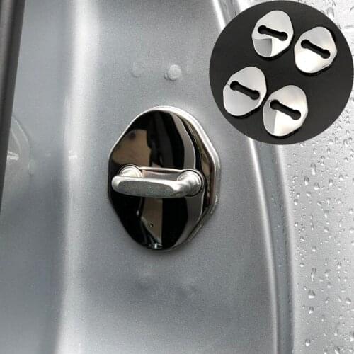 Car Door Lock Cover With Sticker For MAZDA CX-5 CX7 MAZDA 8 6 2 MAZDA 3(2011-2013) Axela Atenza Mitsubishi Lancer Car Styling