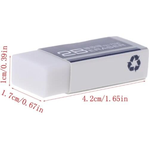 Soft Rubber 2B Pencil Eraser for Art Sketch Painting Office School Nursery Gift