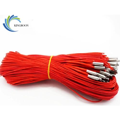 24V 40W 1M Ceramic Cartridge Heater For Extruder 3D Printer Parts Heating Tube Extrusion Heat Aluminum Cartridge Heater