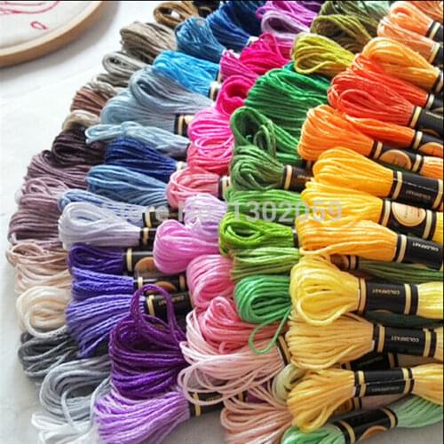 Similar DMC 8.7 Yard 447 Pieces Embroidery Cross Stitch Floss Yarn Thread 6 Strand Add 100 Pieces of Needle