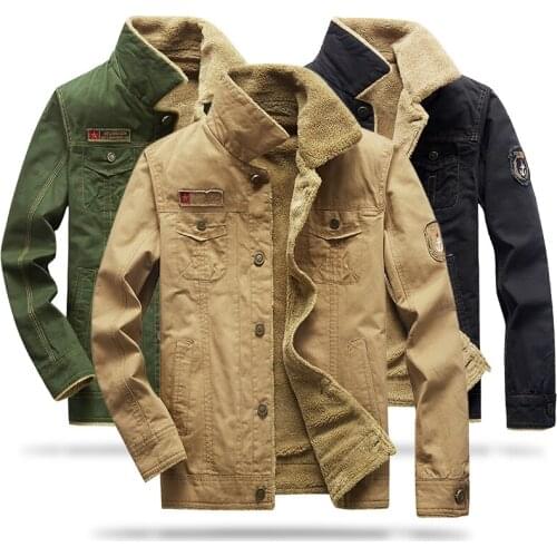 New Plush Thickened Jacket Military Hard Man Solid Warm Coat Water Wash Jacket Increase Outdoor Thickened Mens Wear Jackets 5XL