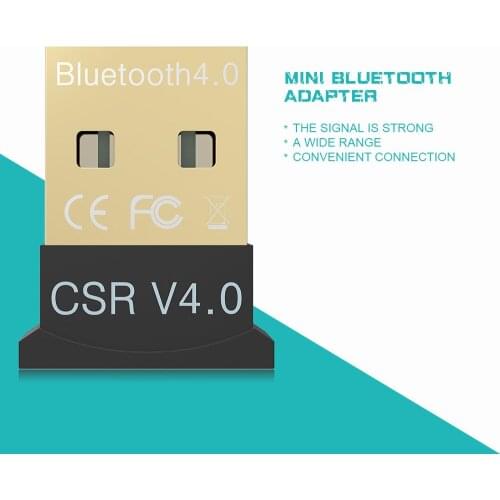 New Arrival Wireless USB Bluetooth V 4.0 CSR Mini Dongle Adapter For Win 7 8 10 PC MAC Laptop DD