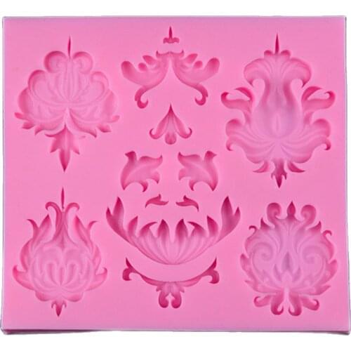 New arrive, Lace Flower Shape For Silicone Fondant Cake tool. Lace Mold cookie, chocolate, Sugar Bakeware Mold D332
