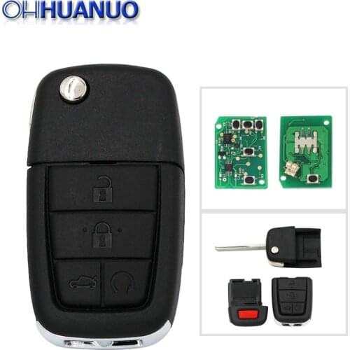 New Uncut Folding Flip Remote key 4+1 Button Fit for Pontiac G8 2008-2009 315MHz With ID46 transponder chip FCC ID:0UC6000083