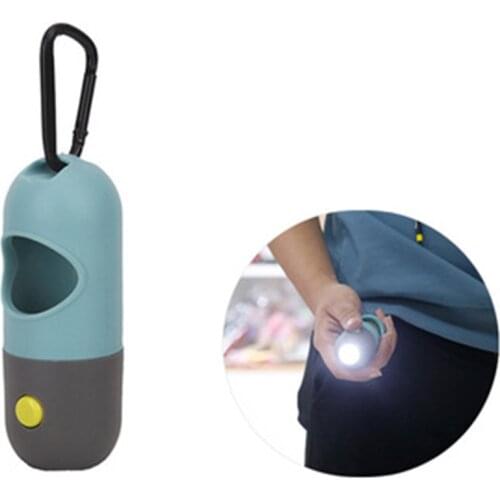 Pet cleaning supplies LED pet garbage box dog toilet picker garbage bag capsule dispenser