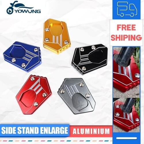 For HONDA CB150R CBR250R CB300F CB300R CBR300R CB300F CB400 2013-2020 CNC Kickstand Side frame base Stand Enlarge Extension Pad