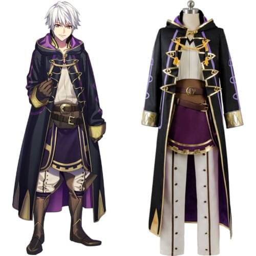 In Stock)Fire Emblem Awakening Cosplay Costume Avatar Mai yunitto Robin Daraen Cosplay Costume Party Costume Full Set
