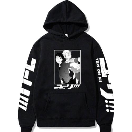 Funny Yuri on Ice Hoodies Men Women Long Sleeve Sweatshirt Casual Tops Sudaderas Hombre
