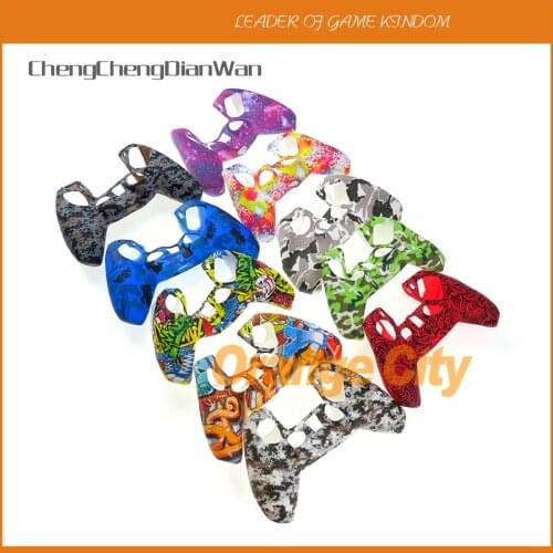 1PC Water Transfer Printing Silicone case with dott for PlayStation 5 PS5 Controller Protective Gamepad Case for DualSense