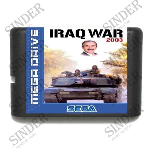 Iraq War 2003 16 bit MD Game Card For Sega Mega Drive For Genesis