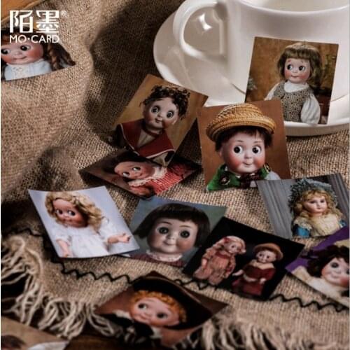 45pcs Doll prom Girl Vintage Sticker DIY Scrapbooking Album Junk Journal Planner Decorative Stickers