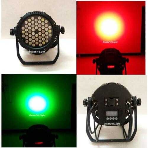 50lot high quality 54x3w led par waterproof rgbw dmx par light wash spotlight led par cans rgbw 54*3