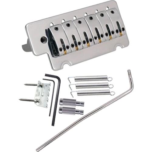6-strings Electric Guitars Left-Handed Roller Saddle Bridge Tailpiece Tremolo Block Set