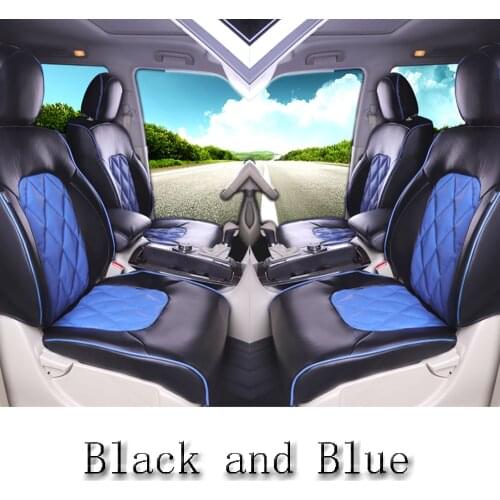 Custom Leather Car Seat Cover For Toyota Alphard 7 Seats 2014 2015 Automobile Cushion