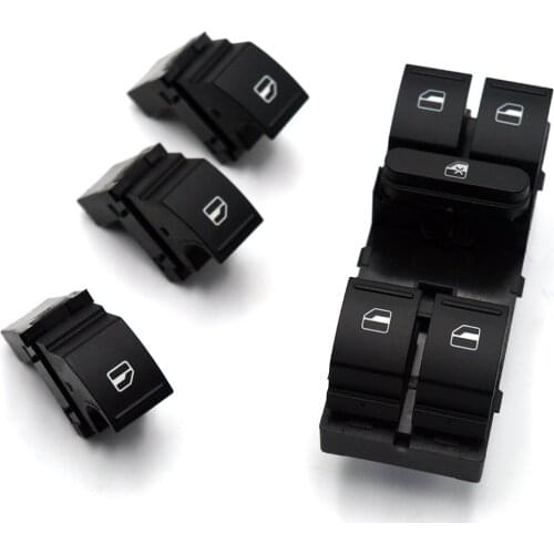 Four button master window Switch For VW Golf 5 Golf 6 Jetta MK5 Mk6 Tiguan Touran Passat B6 B7 1F0 959 855 1K4 959 857B