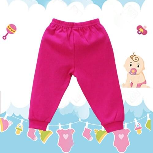 Newborn Long Pants for 6 to 18 months boys and girls baby 100% cotton new christmas trousers 2018 kids bottoms