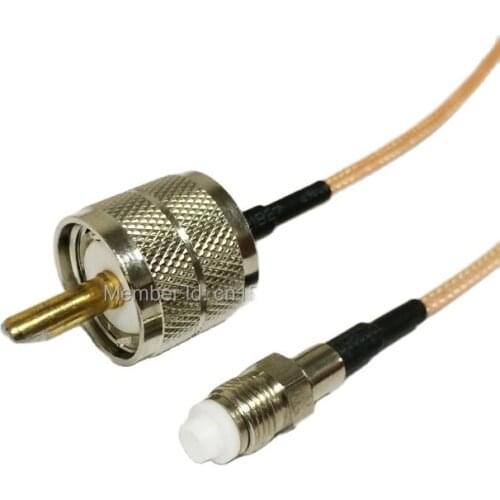 New Modem Coaxial Cable UHF Male Plug To FME Female Jack Connector RG316 Cable Pigtail 15CM 6" Adapter
