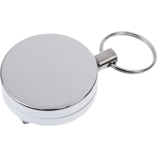 Pack of 2 Pcs Retractable Badge Reel Badge Holder Reel Clip for ID Badge Holder and Fishing Tackle Accessories